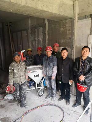 山东济南M6粉刷石膏施工现场
