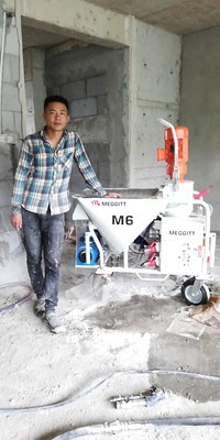 江苏南通M6轻质抹灰石膏施工现场